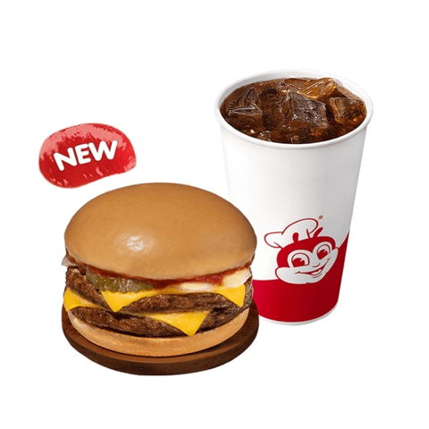 Double Special Cheesy Yumburger w/ Drink