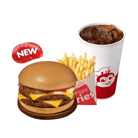 Double Special Cheesy Yumburger w/ Fries & Drink