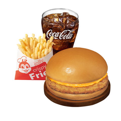 Golden BBQ Crunchy Chicken Sandwich w/ Fries & Drink