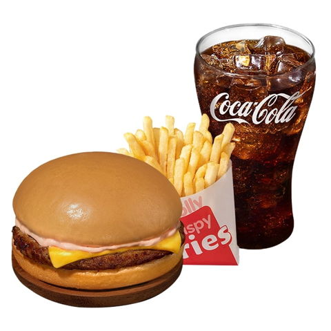 Original Cheesy Yumburger w/ Fries & Drink