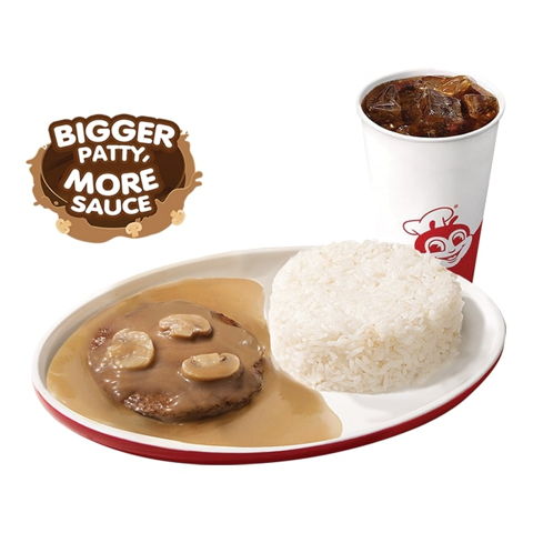 1 - pc. Burger Steak w/ Drink