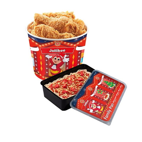 Family Super Meals B: 6pc Chickenjoy Bucket w/ Jolly Spaghetti Family Pan