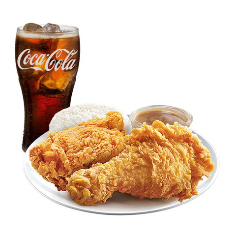 2pc Chickenjoy w/ Coke
