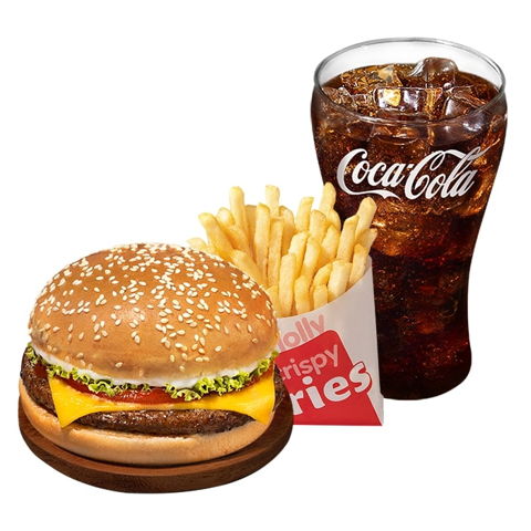 Champ Jr. w/ Fries & Drink