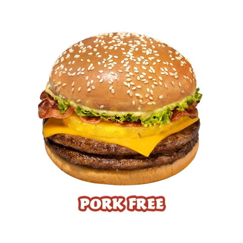 Double Amazing Aloha Champ Jr. w/o Bacon