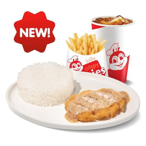 Pepper Cream Chicken Fillet w/ Fries & Drink
