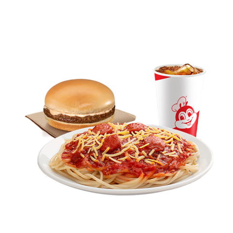 Jolly Spaghetti w/ Yumburger w/ Drink