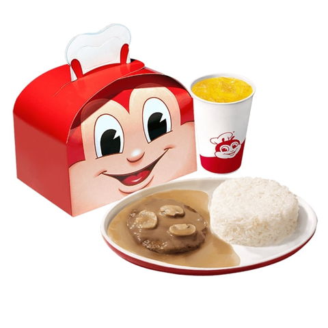 1 - pc. Burger Steak w/ Drink Kids Meal