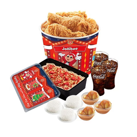 Family Meal Super Meal C: 6 - pc. Chickenjoy Bucket w/ Jolly Spaghetti Family