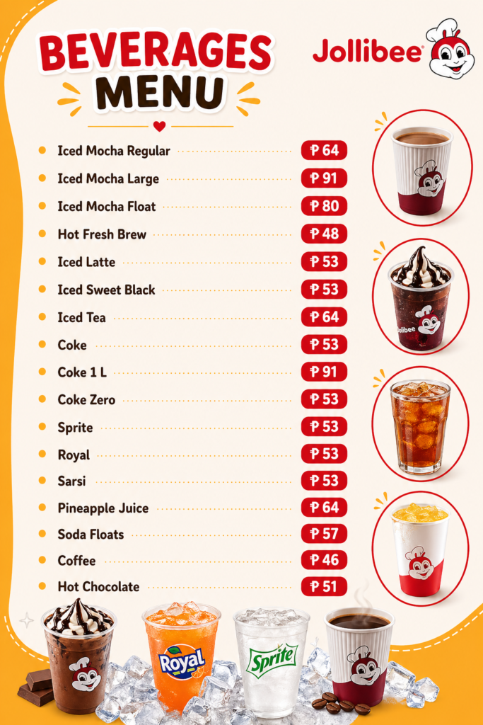 Jollibee Menu with Prices Philippines 2026 5 08