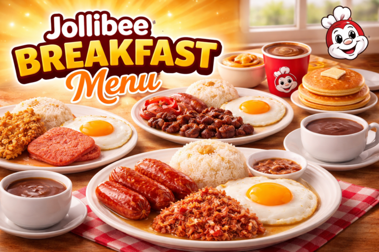 Jollibee Breakfast Menu