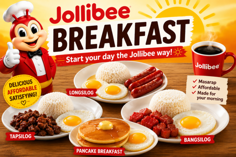 Jollibee Breakfast Menu with prices and hours in Philippines 2026 3 Jollibee Breakfast