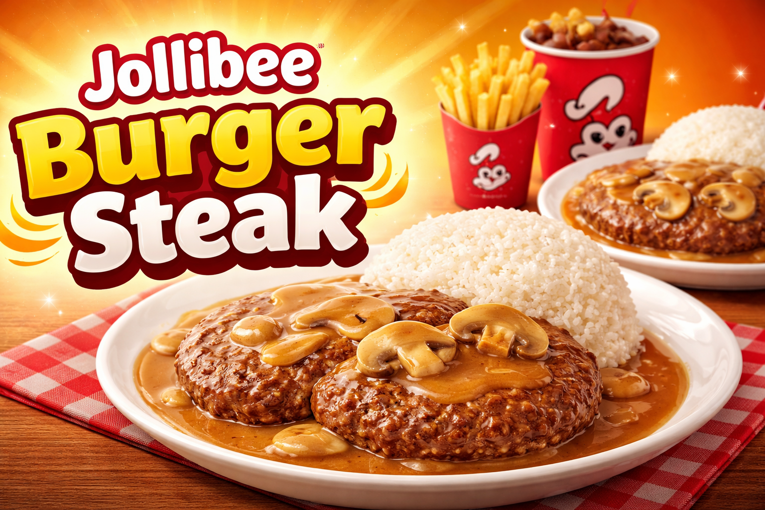 Jollibee Burger Steak