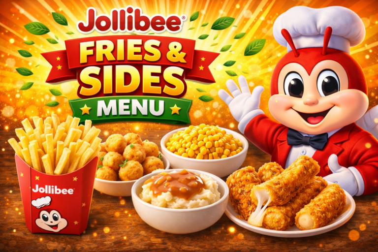 Jollibee Fries & Sides Menu